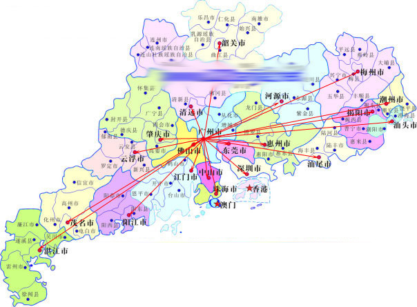 北京分布网络地图